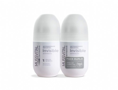 Mussvital Dermactive Pack Invisible 150+150 ml